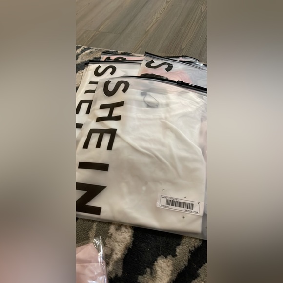 Lot of 10 Shein V Neck Crop Tops Multiple Sizes S M L XS - Picture 3 of 7